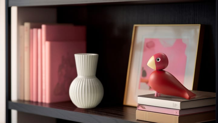 Figura Kay Bojesen Year Bird 2024 pájaro cantor Flora, Rosa Kay Bojesen Denmark