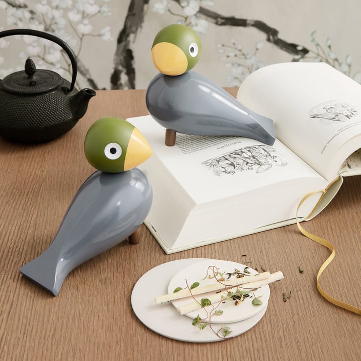 Figura Nightingale pájaro cantor, Aqua Kay Bojesen Denmark