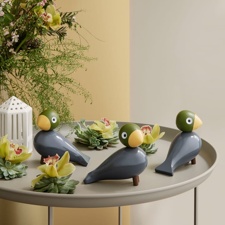 Figura Nightingale pájaro cantor, Aqua Kay Bojesen Denmark