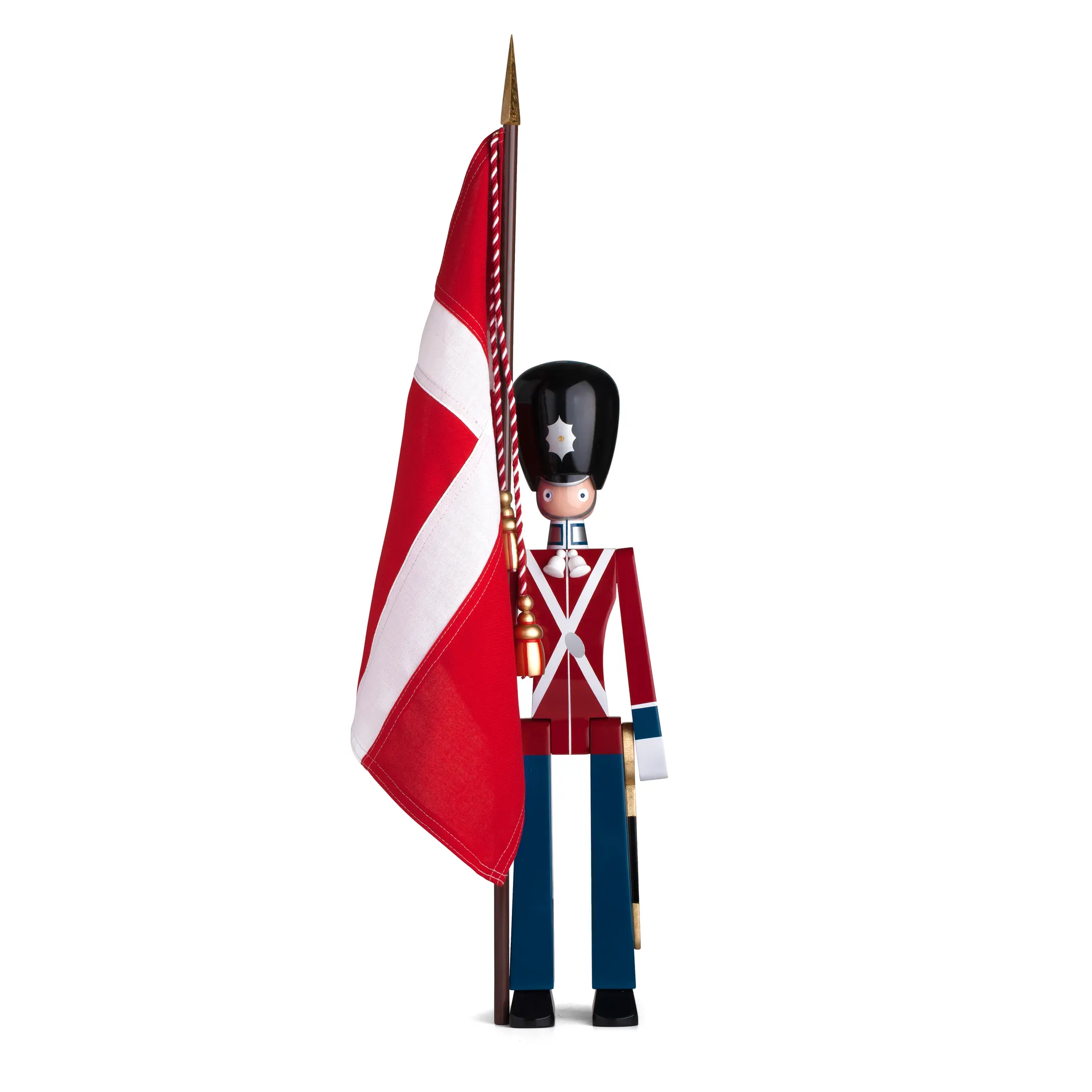 Figura soldado con bandera textil Kay Bojesen, 50 cm Kay Bojesen Denmark