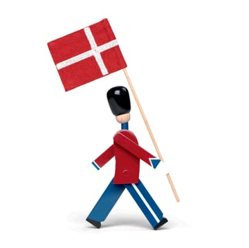 Figura soldado con bandera textil mini Kay Bojesen - 18,5 cm - Kay Bojesen Denmark