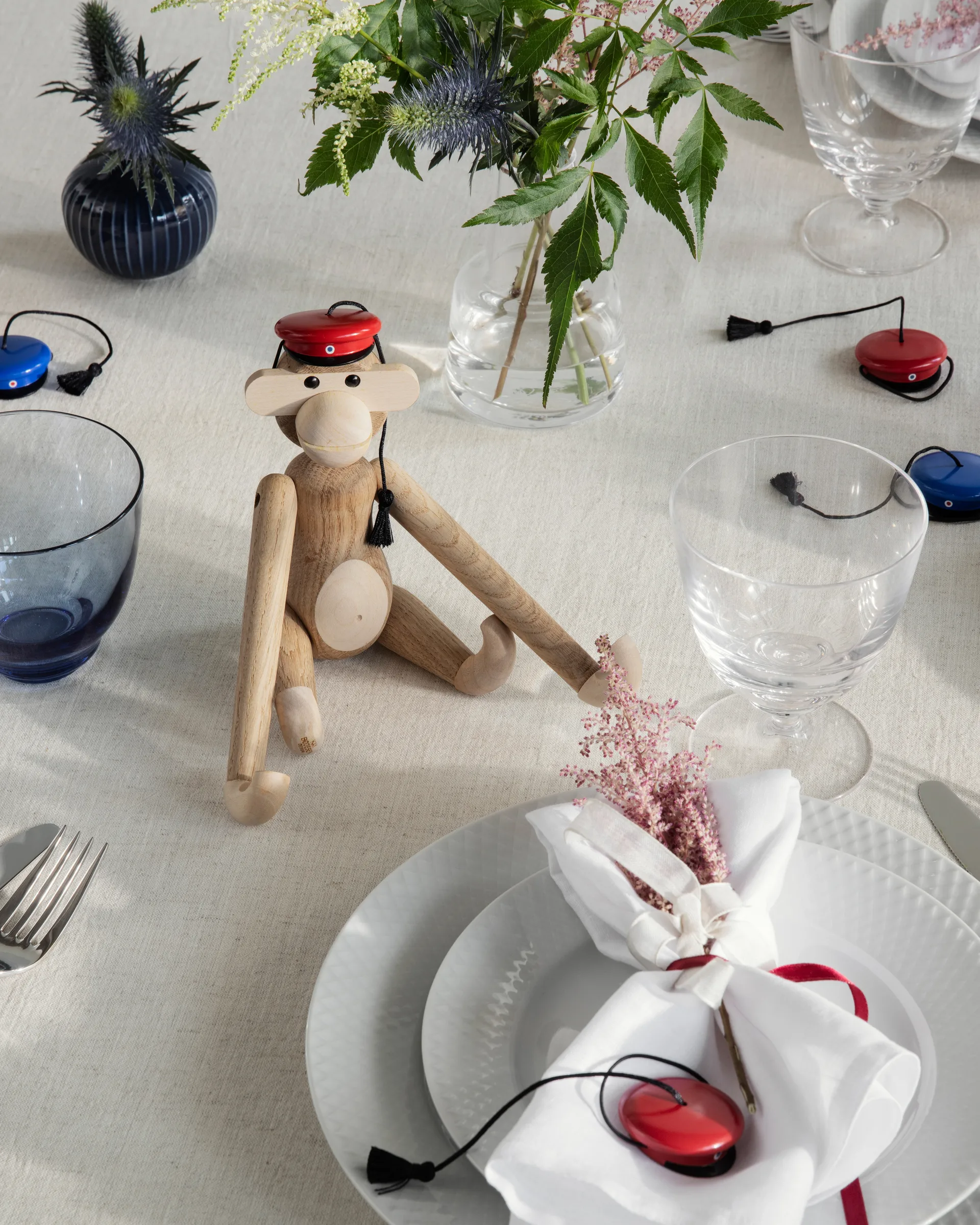 Gorra estudiante para mono Kay Bojesen, Rojo Kay Bojesen Denmark