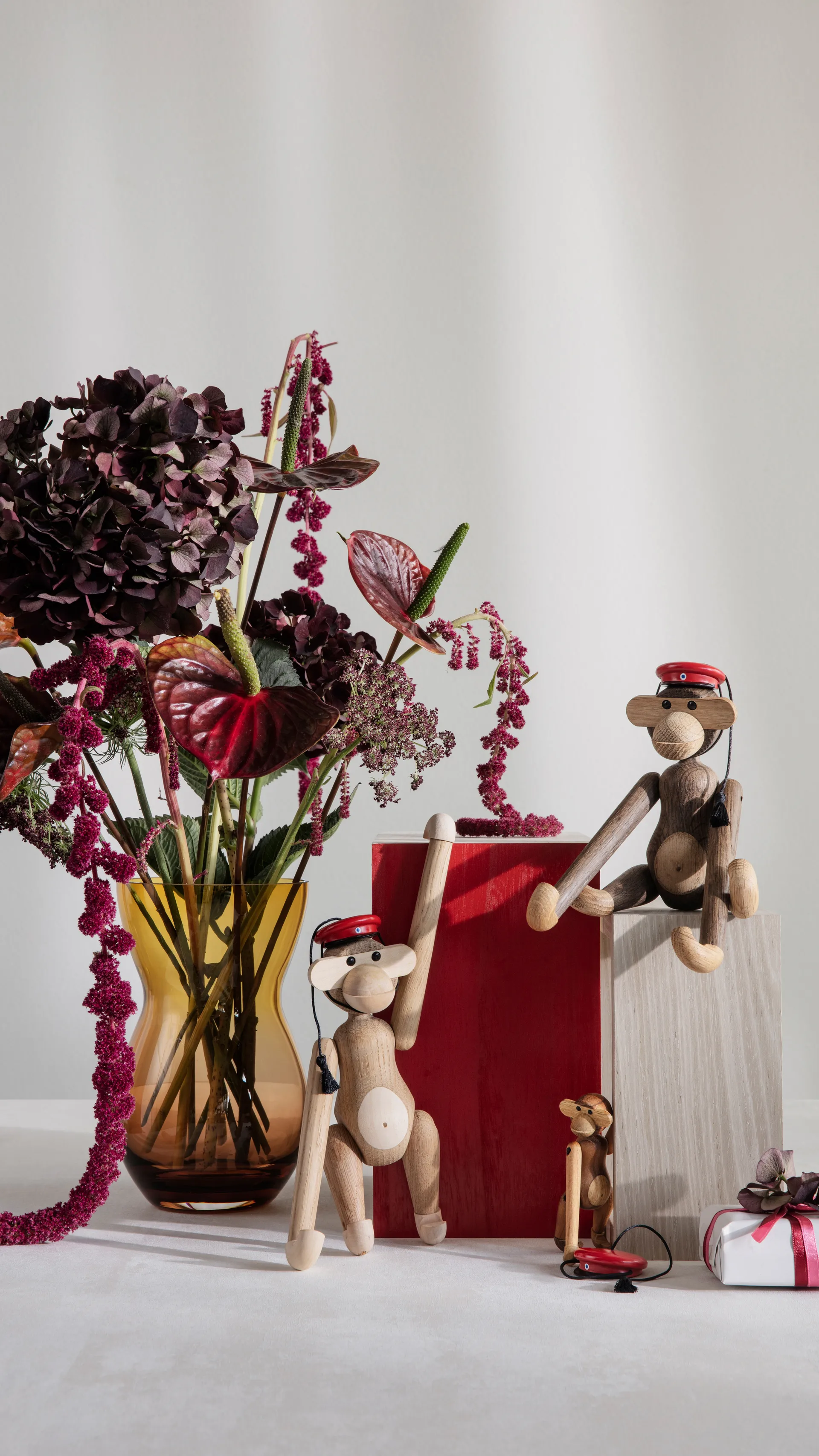 Gorra estudiante para mono Kay Bojesen, Rojo Kay Bojesen Denmark