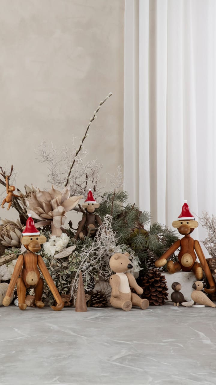 Gorro de Papá Noel para mono mediano Kay Bojesen, Rojo Kay Bojesen Denmark