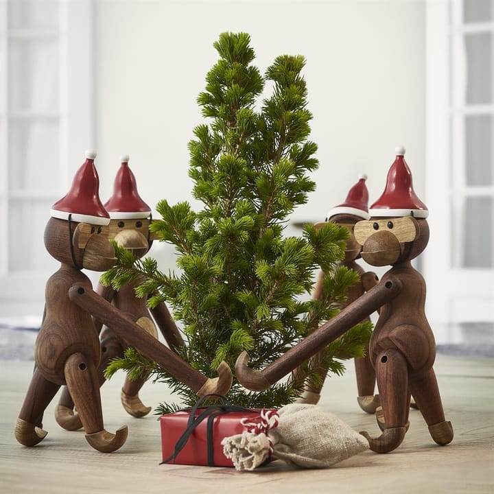 Gorro de Santa para mono pequeño - rojo - Kay Bojesen Denmark