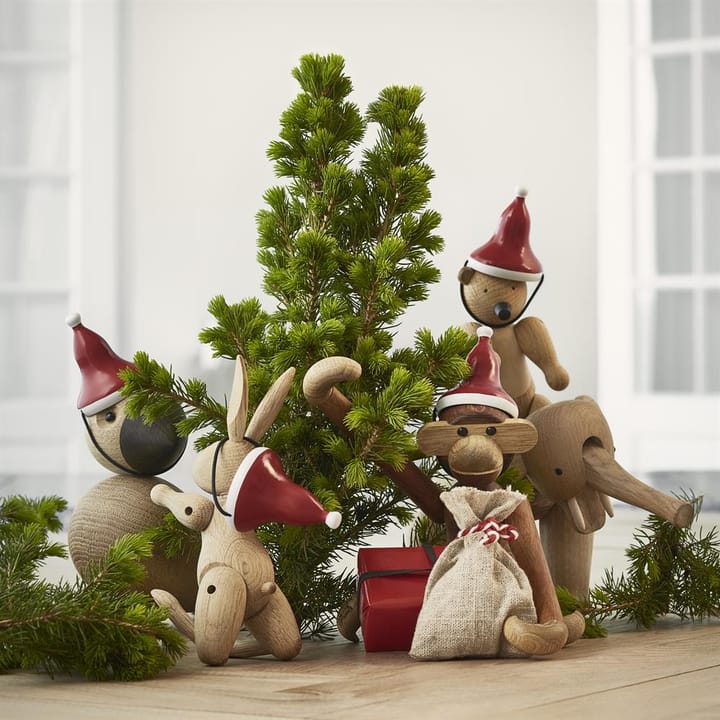 Gorro de Santa para mono pequeño - rojo - Kay Bojesen Denmark