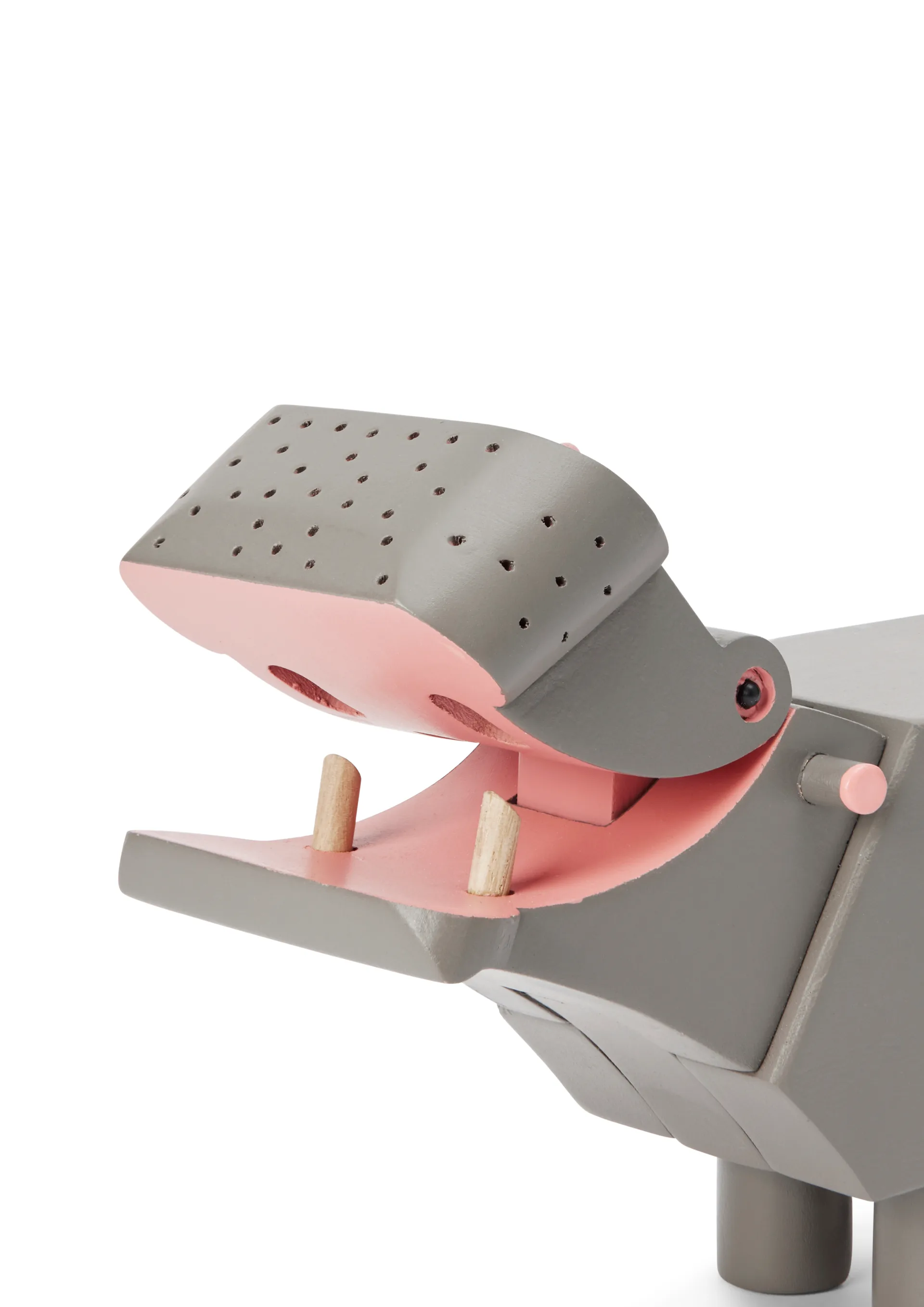 Hipopótamo de madera, Gris Kay Bojesen Denmark