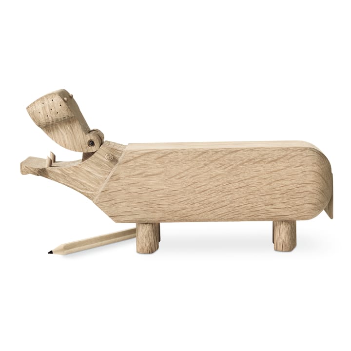 Hipopótamo de madera, roble Kay Bojesen Denmark