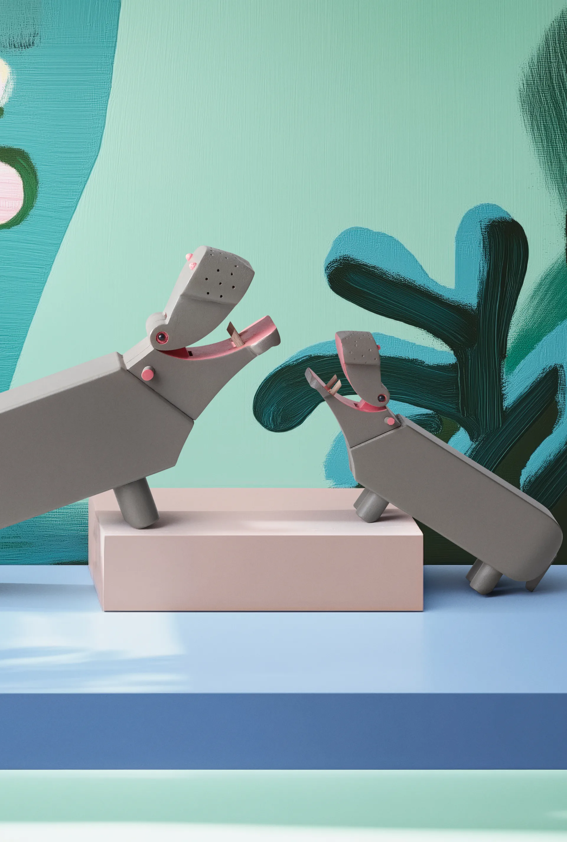 Hipopótamo liliput Kay Bojesen, Gris Kay Bojesen Denmark