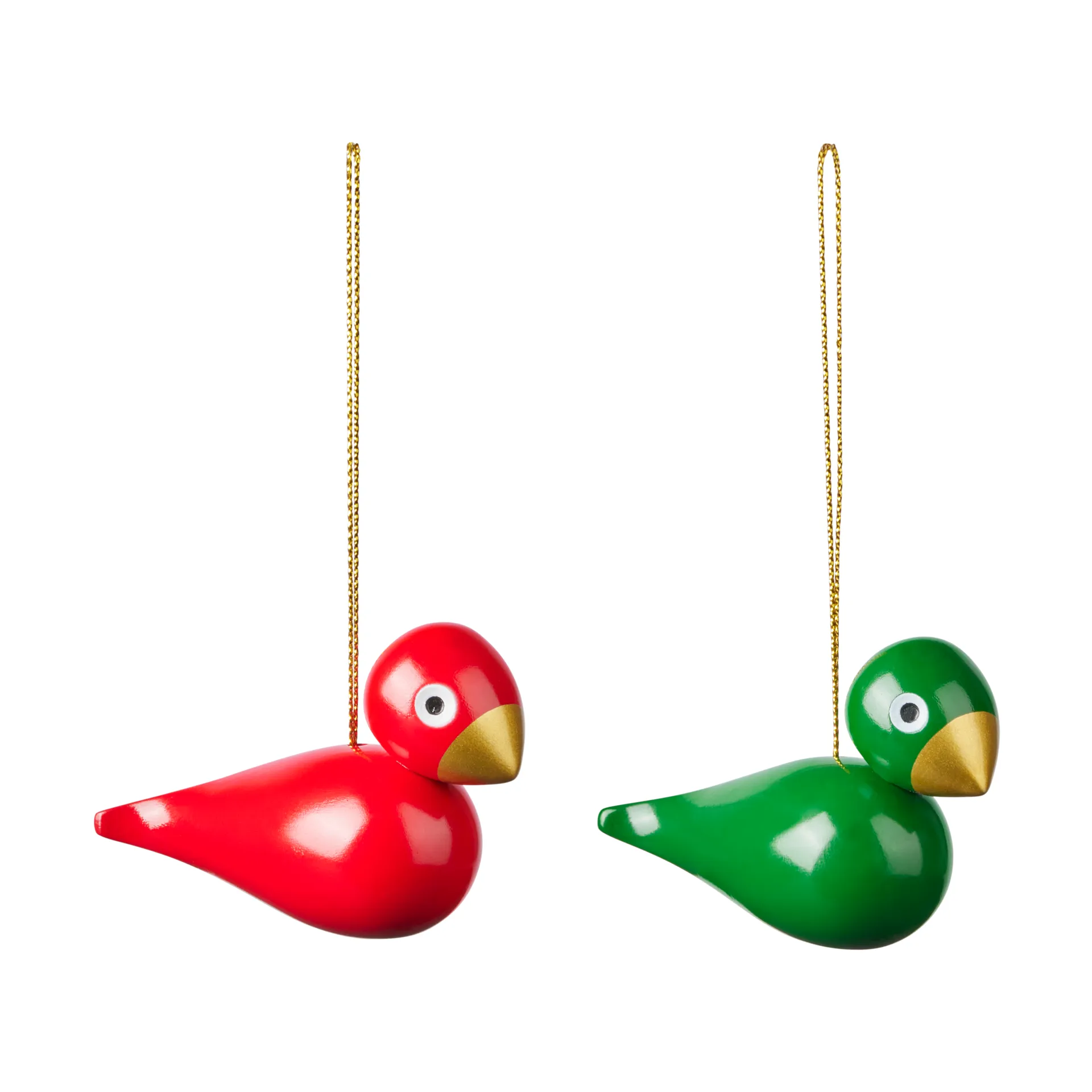 Kay Bojesen Christmas birds adorno navideño 2 piezas, Rojo-verde Kay Bojesen Denmark