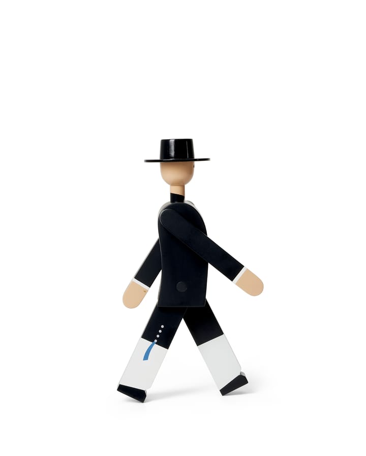 Kay Bojesen hombre en traje típico noruego, negro-rojo-blanco Kay Bojesen Denmark