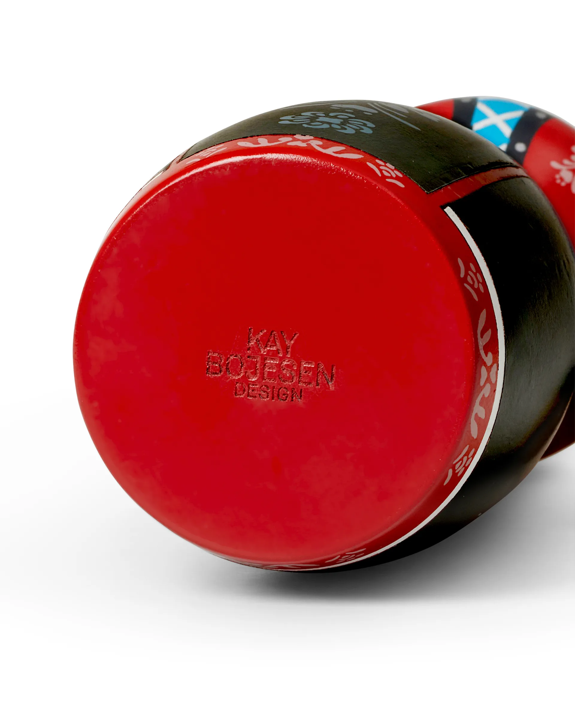 Kay Bojesen mujer en traje folclórico noruego, negro-rojo-blanco Kay Bojesen Denmark