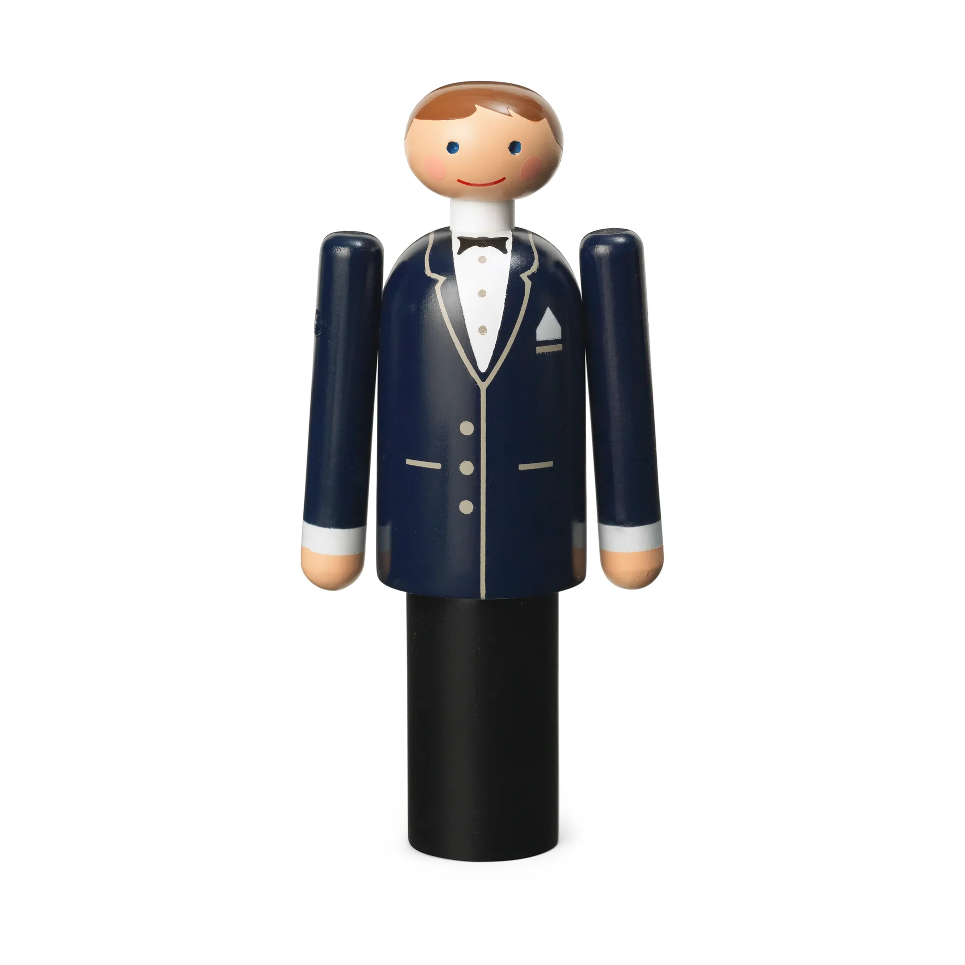 Kay Bojesen novio, Azul-negro-blanco, 12 cm Kay Bojesen Denmark