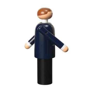 Kay Bojesen novio - Azul-negro-blanco, 12 cm - Kay Bojesen Denmark