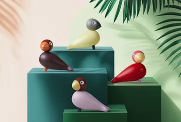 Kay Bojesen Year Bird 2025 Bella - Crema-gris - Kay Bojesen Denmark