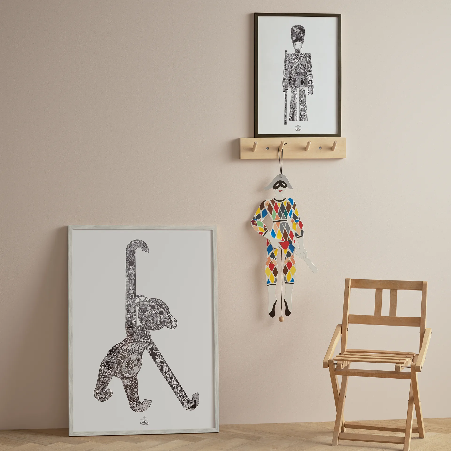 Lámina Kay Bojesen mono, 50x70 cm Kay Bojesen Denmark