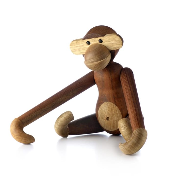 Mono de madera grande - Teca-madera de limba - Kay Bojesen Denmark