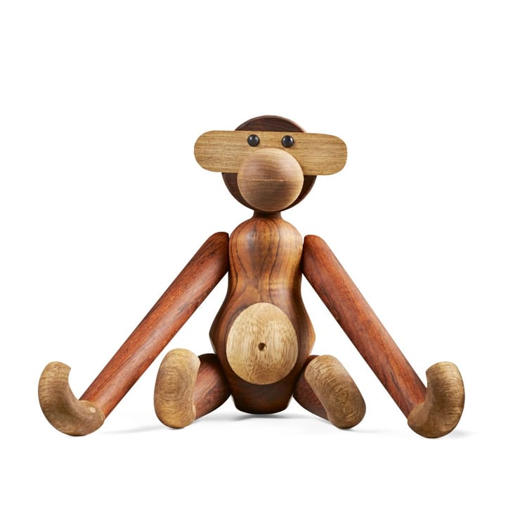 Mono de madera mediano - Teca-madera de limba - Kay Bojesen Denmark