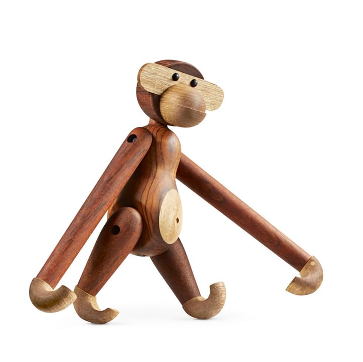 Mono de madera mediano, Teca-madera de limba Kay Bojesen Denmark