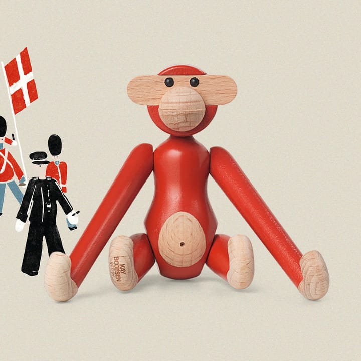 Mono Kay Bojesen mini vintage, Rojo Kay Bojesen Denmark