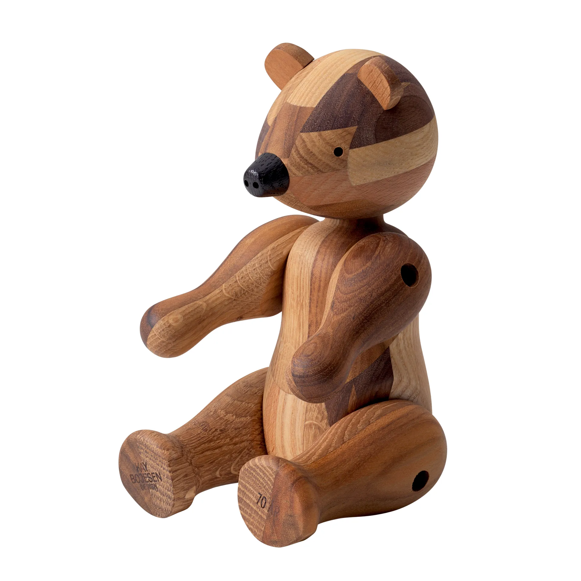 Oso de madera Kay Bojesen edición aniversario madera mixta, mediano Kay Bojesen Denmark