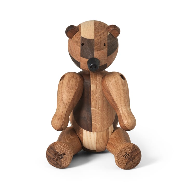 Oso de madera Kay Bojesen edición aniversario madera mixta, pequeño Kay Bojesen Denmark