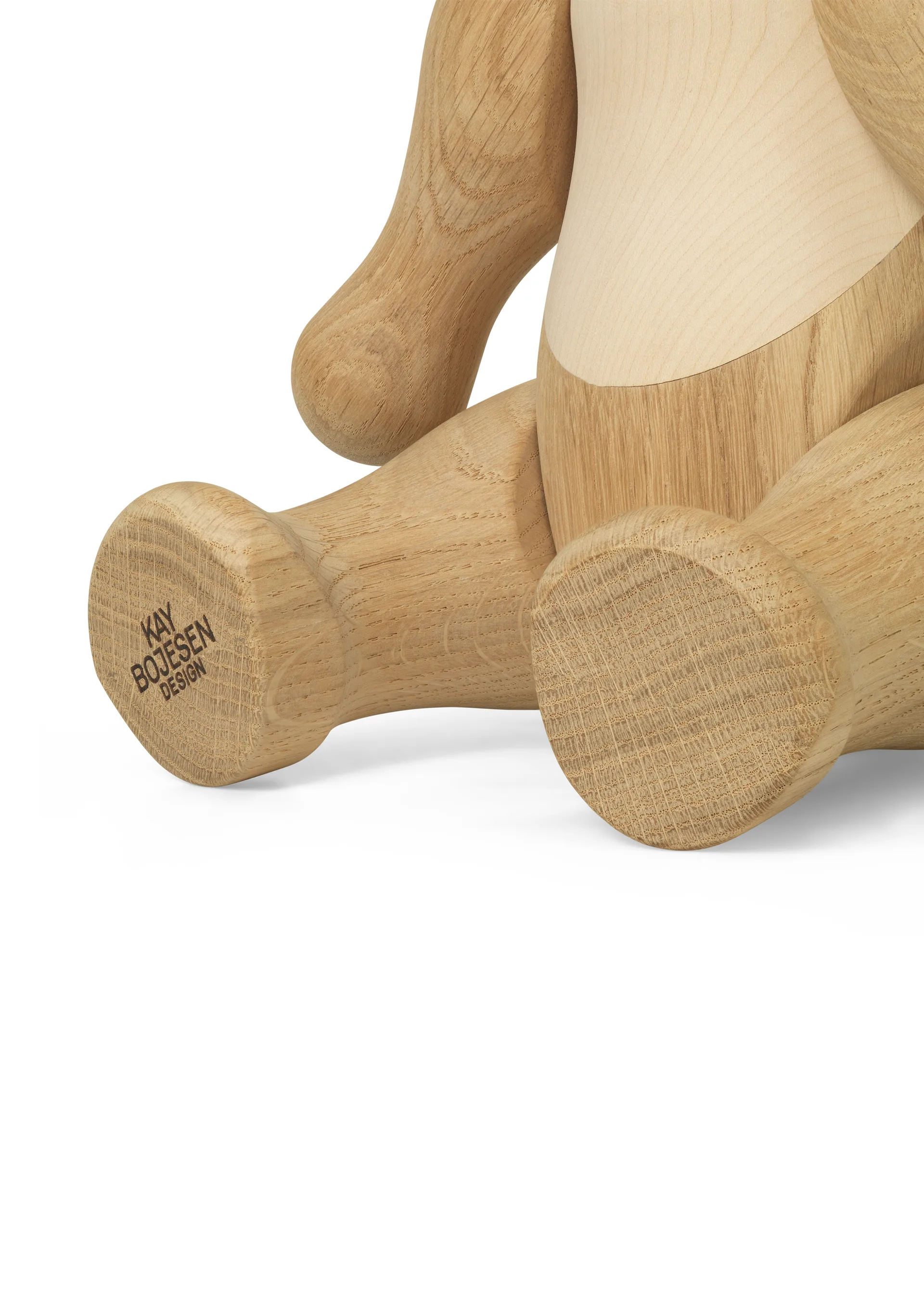 Oso de madera Kay Bojesen grande, roble-arce Kay Bojesen Denmark
