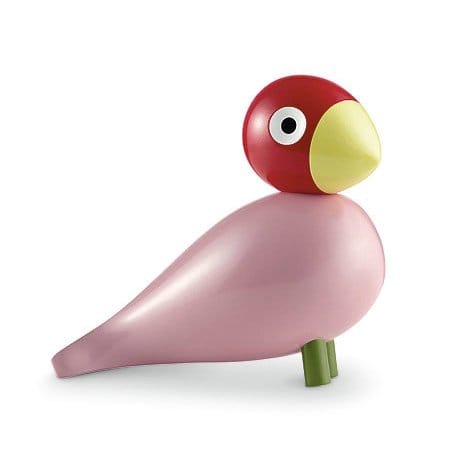 Pájaro Ruth de madera - rosa - Kay Bojesen Denmark