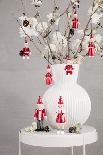 Papá y Mamá Noel 10 cm - Rojo - Kay Bojesen Denmark