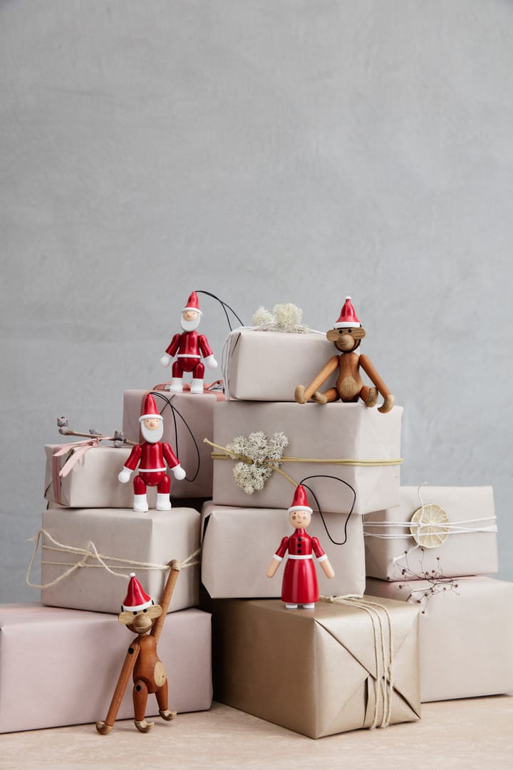 Papá y Mamá Noel 10 cm, Rojo Kay Bojesen Denmark