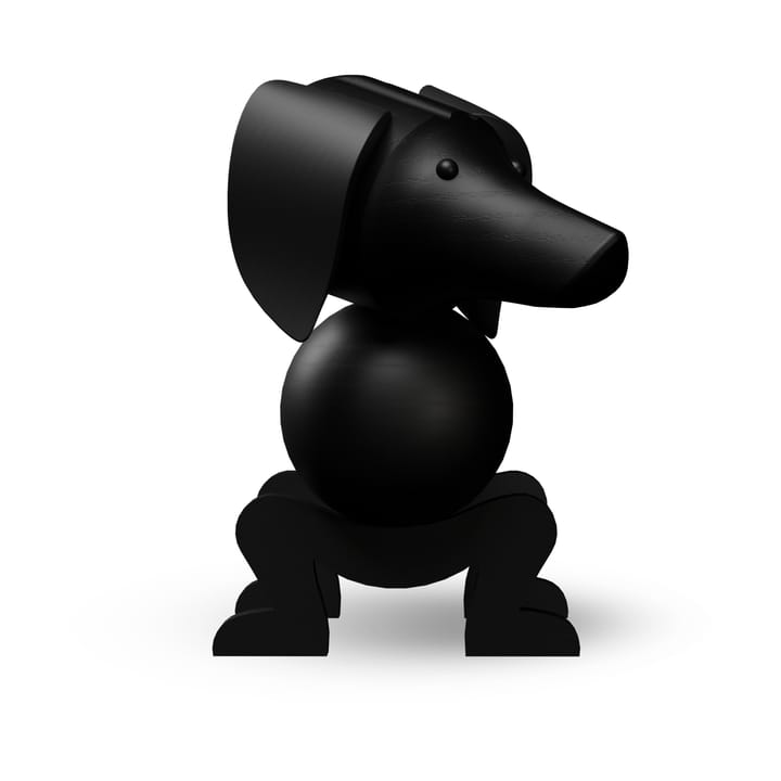 Perro de madera 18,5 cm, Roble oscuro teñido Kay Bojesen Denmark