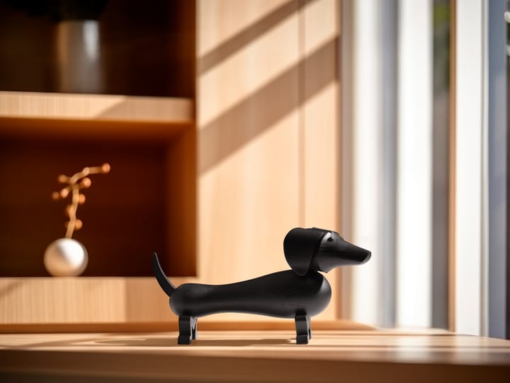 Perro de madera 18,5 cm, Roble oscuro teñido Kay Bojesen Denmark