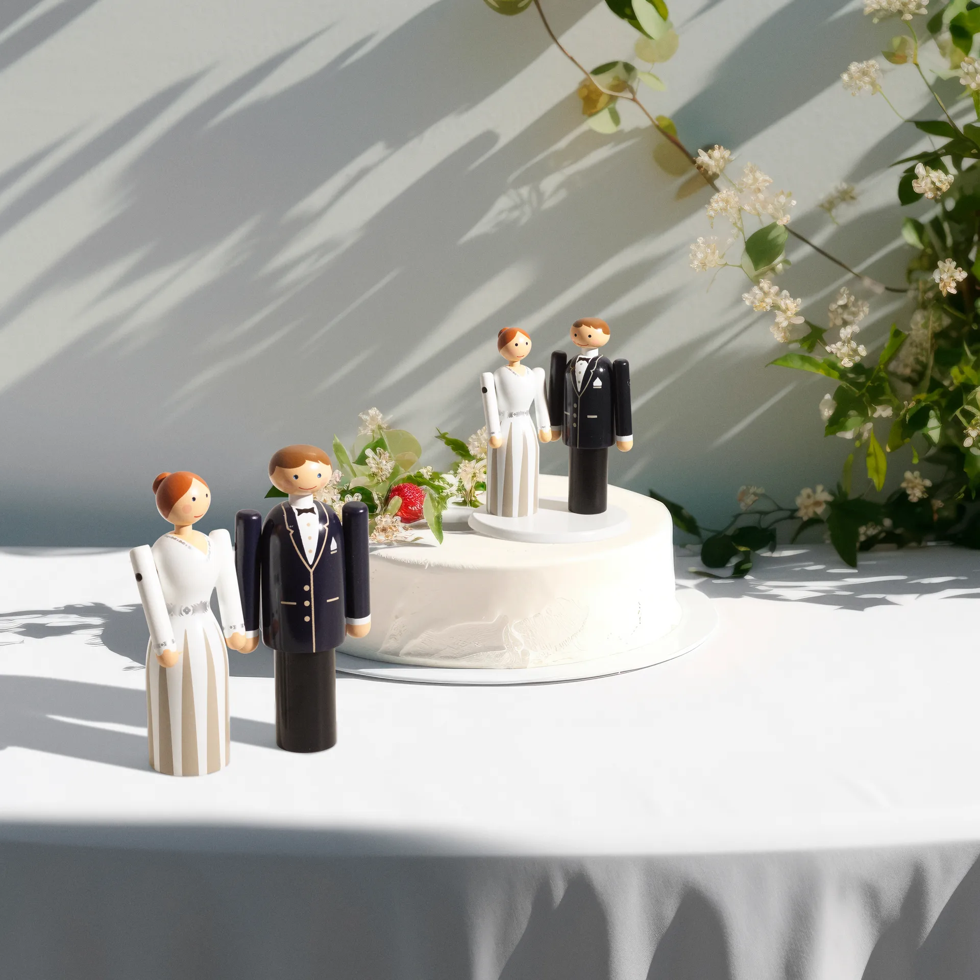 Plataforma para pareja de novios Kay Bojesen, Blanco Kay Bojesen Denmark