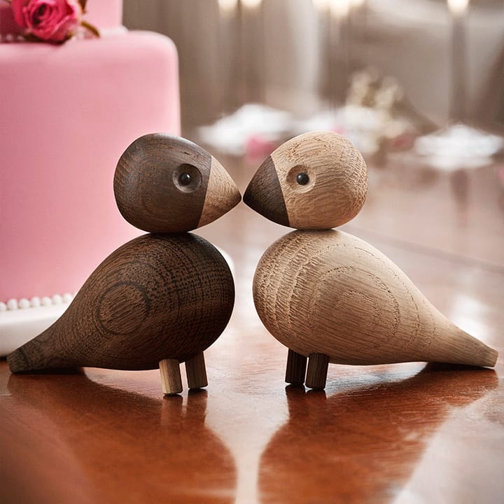 Tortolitos de madera, set de 2, roble Kay Bojesen Denmark