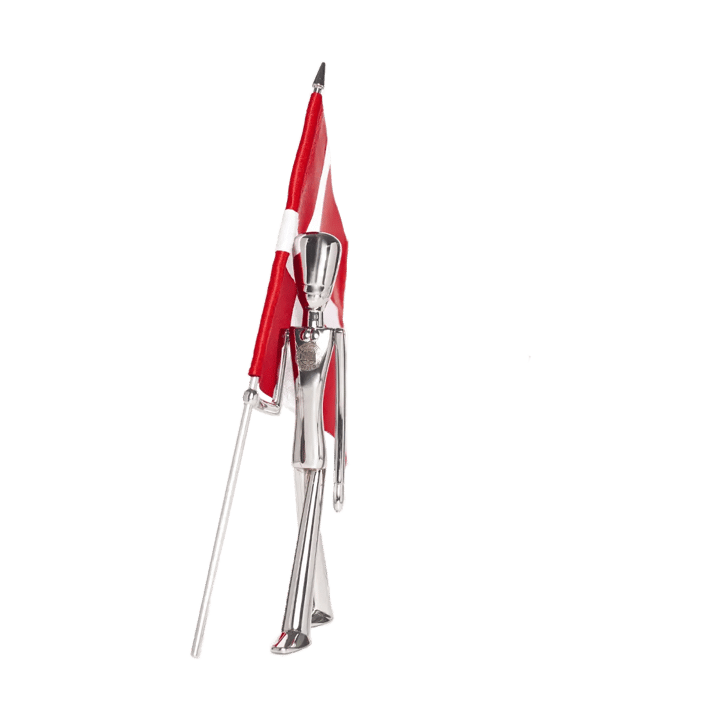 Figura Royal Guard x DBU 18 cm - Polished steel - Kay Bojesen
