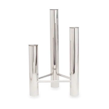 Jarrón y candelabro VISTA - Polished steel - Kay Bojesen