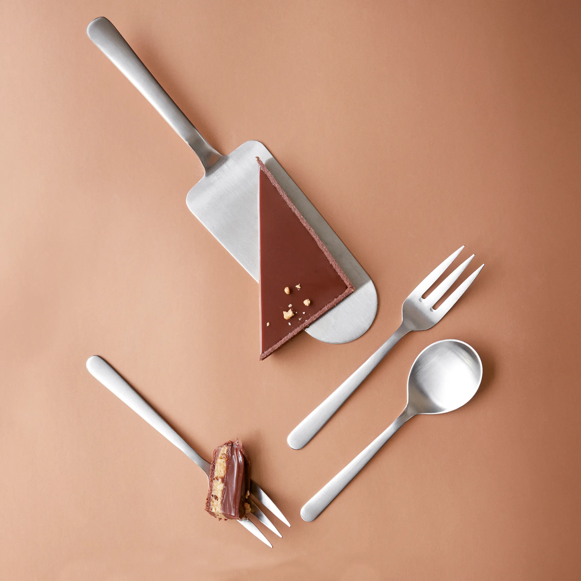 Pala para tarta Grand Prix 22,5 cm, Polished steel Kay Bojesen