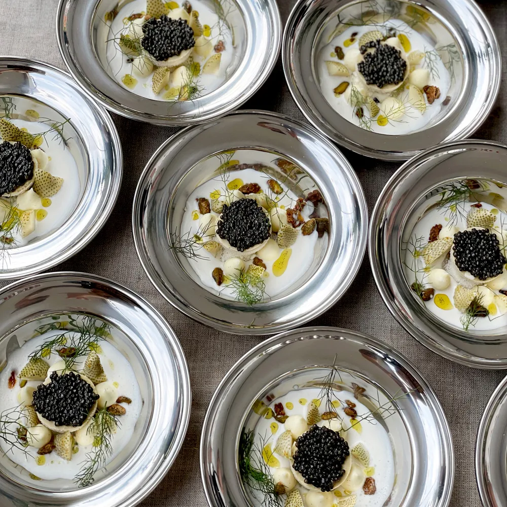 Plato Kay Bojesen acero Ø16,3 cm, Polished steel Kay Bojesen