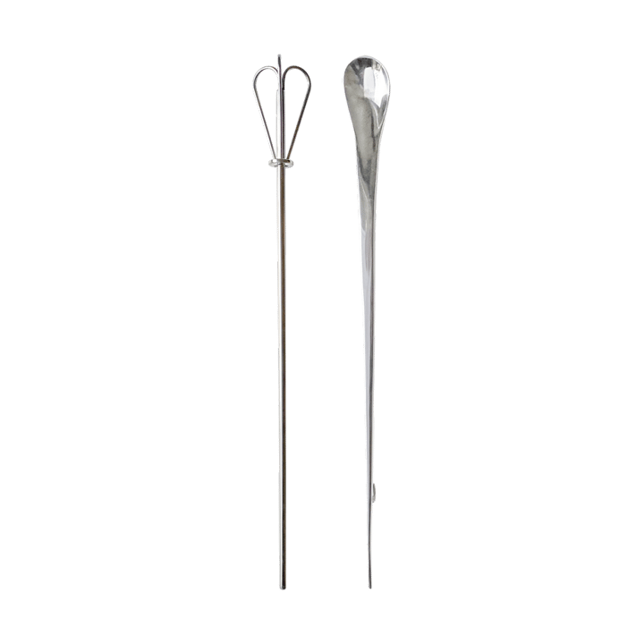 Set de utensilios bebida Kay Bojesen 2 piezas - Polished steel - Kay Bojesen