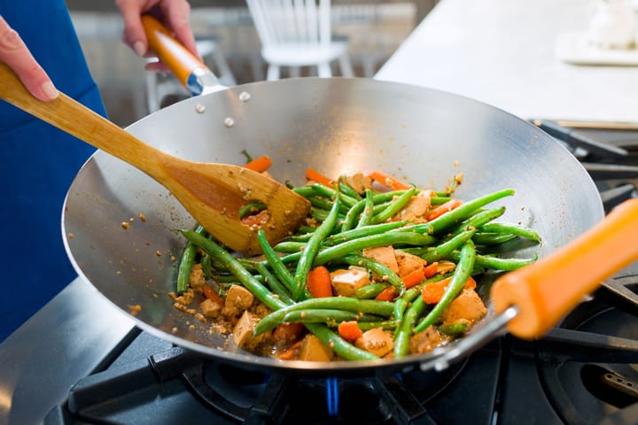 Sartén wok Ken Hom excellence carbon Ø36 cm, Acero Ken Hom