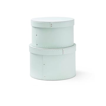 2 Cajas de almacenaje redondas Kid's Base - Verde claro - Kid's Concept