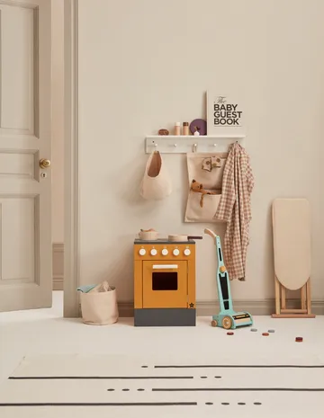 2 Cestas de almacenaje de tela Kid's Base - Crudo claro - Kid's Concept