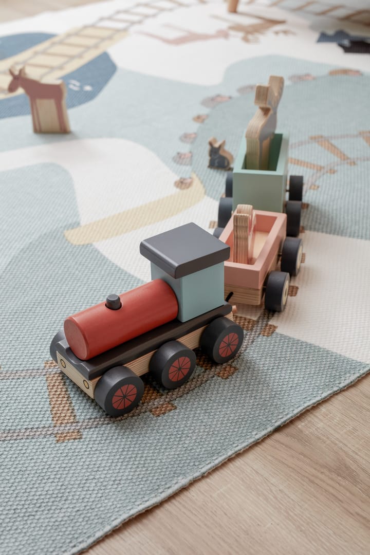 Alfombra bosque Edvin 130x170 cm, Verde Kid's Concept