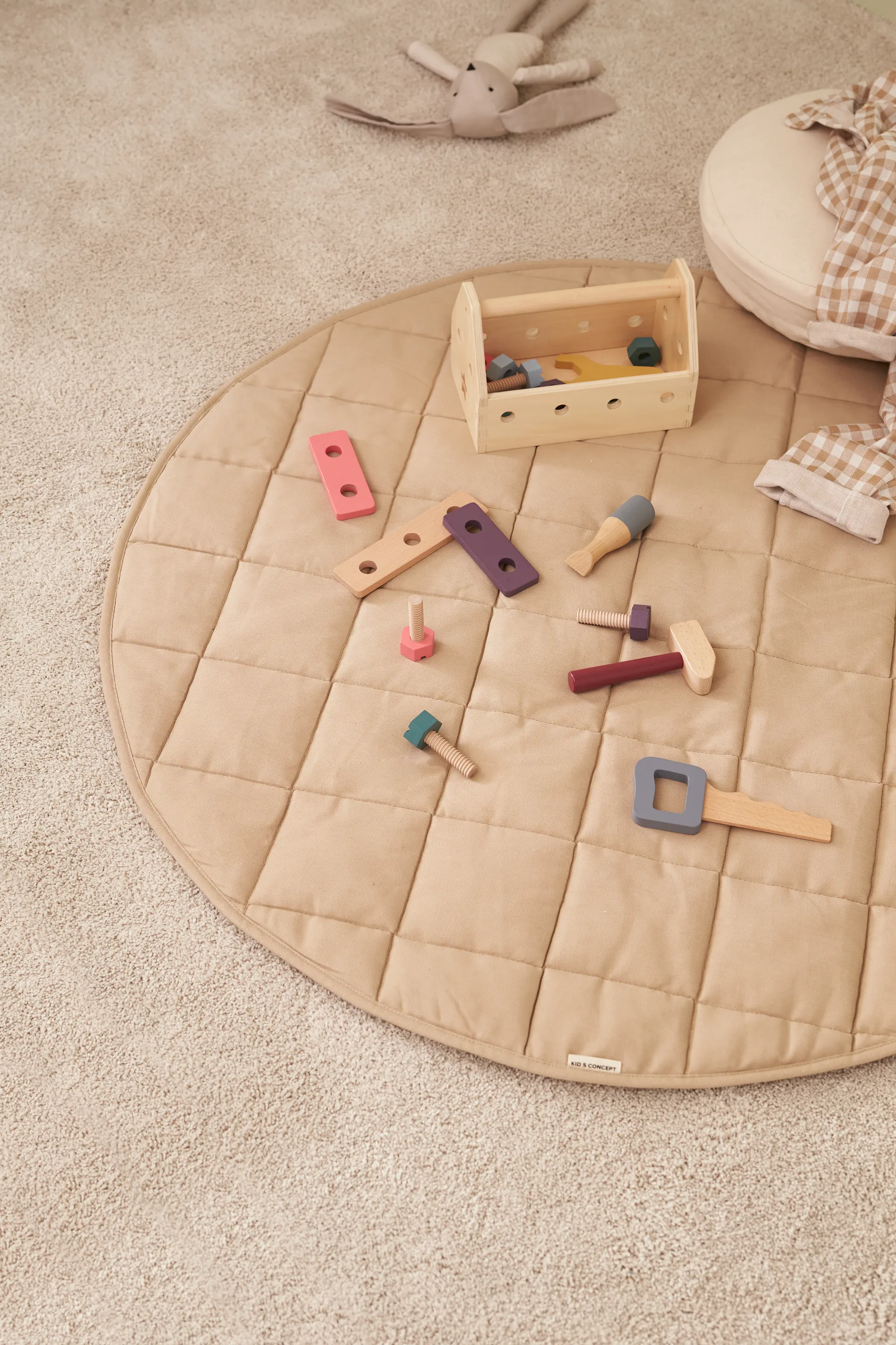 Alfombra de juego Kid's Base, Beige Kid's Concept