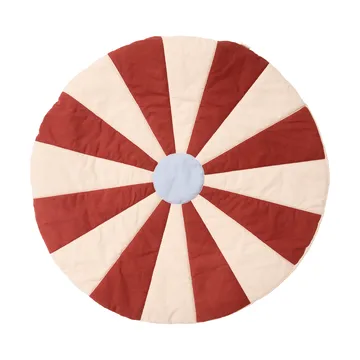 Alfombra de juegos Cirkus - Rojo, Ø112×2 cm - Kid's Concept