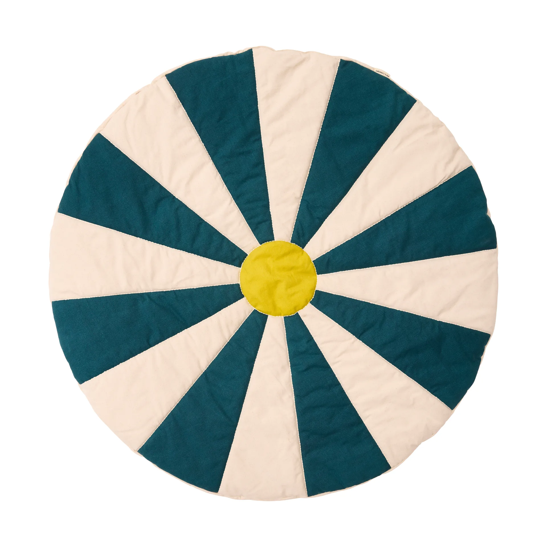 Alfombra de juegos Cirkus, Turquesa, Ø112×2 cm Kid's Concept