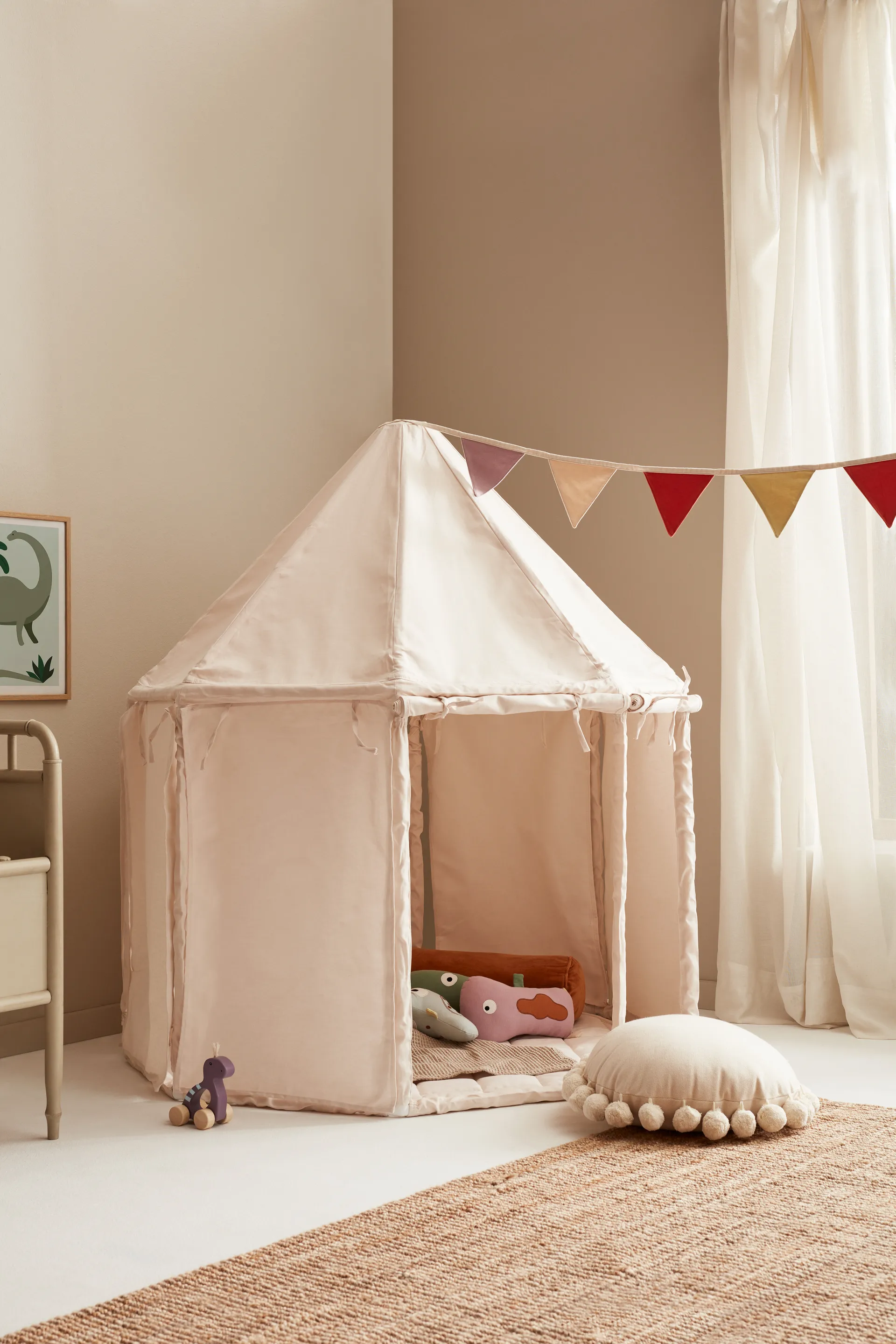Carpa de campaña Kid's Base, Crudo claro Kid's Concept