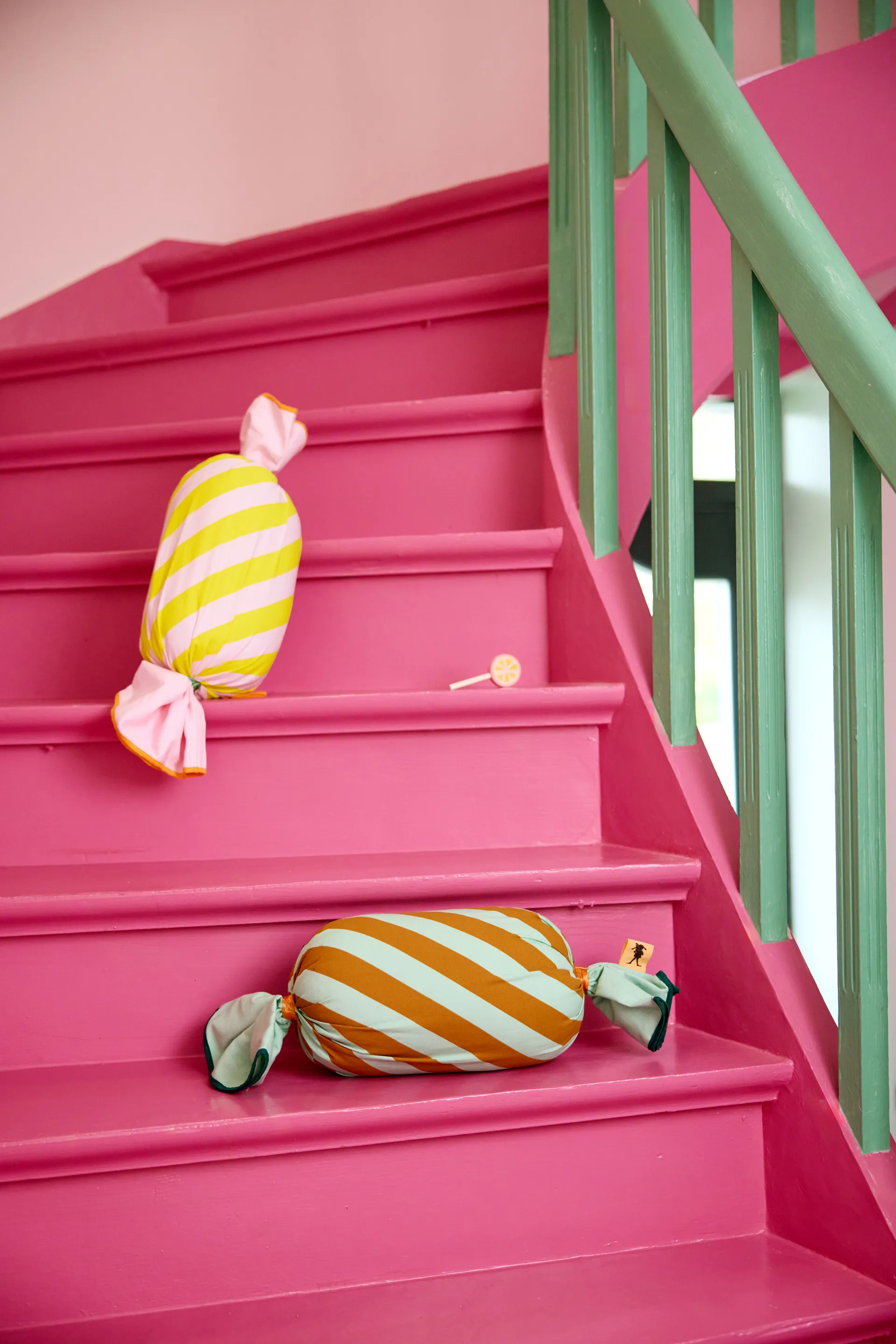 Cojín Pippi caramelo, Rosa, 53x16 cm Kid's Concept