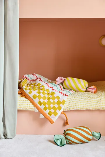 Cojín Pippi caramelo - Rosa, 53x16 cm - Kid's Concept