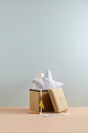 Puf con almacenaje Kid's Base - Amarillo - Kid's Concept